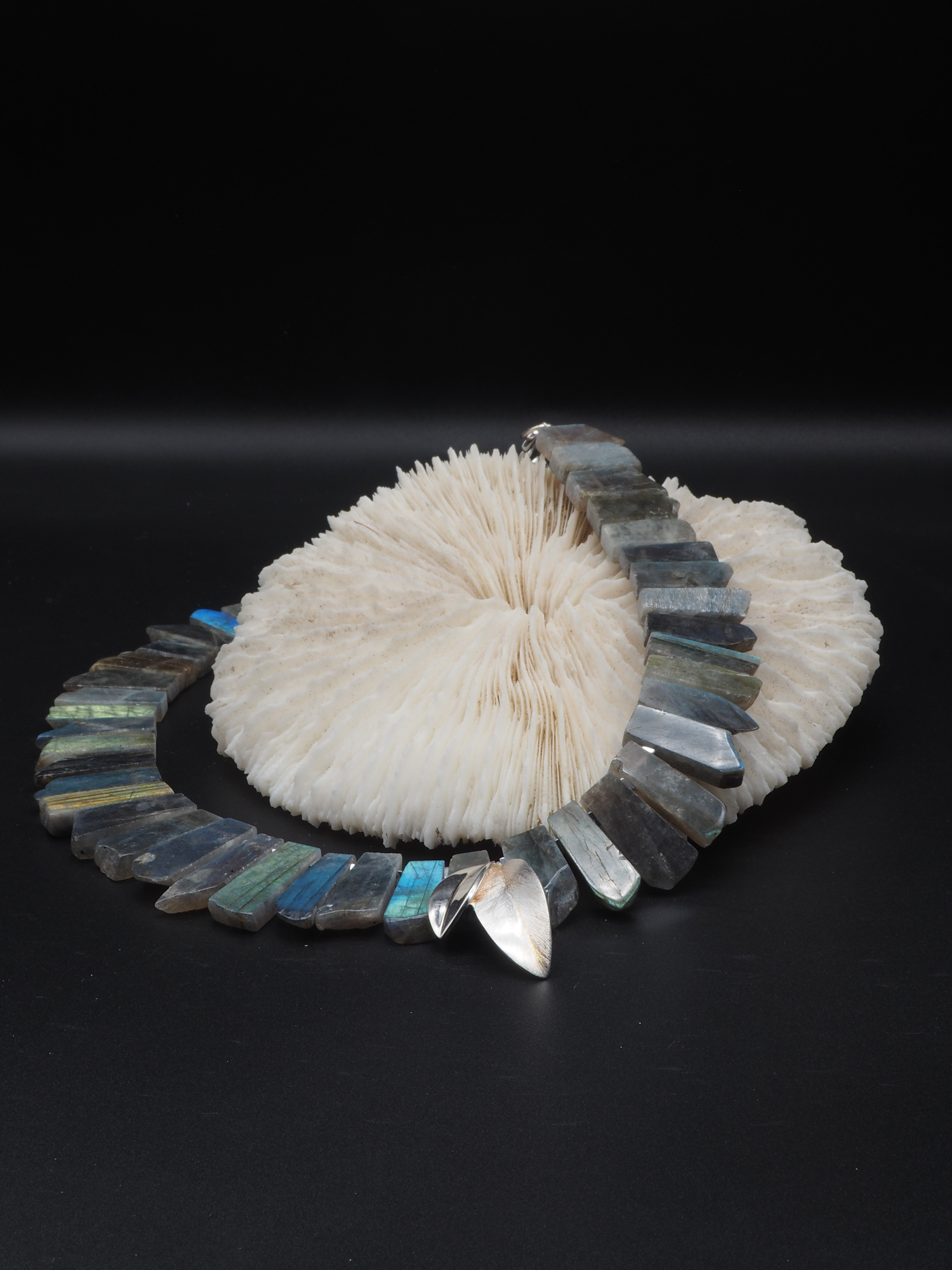  Modell 8 : Labradorit Platten- Collier  